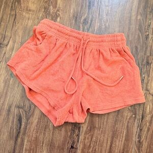 Jolyn Clothing Orange Athleisure Shorts